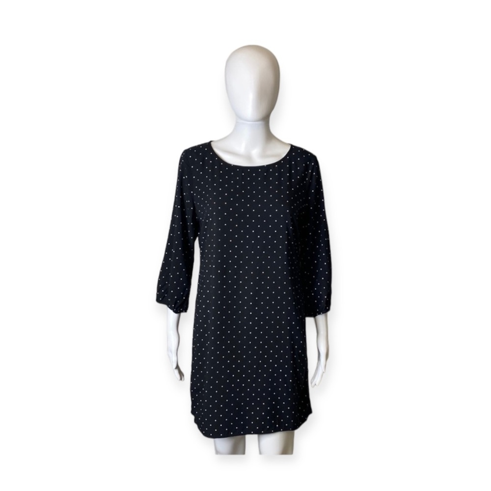 Old Navy Black and White Polka Dot Dress Size M